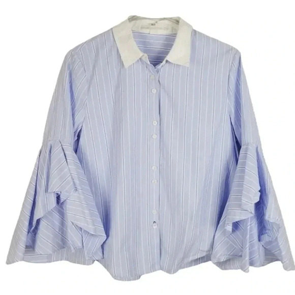 Jonathan Simkhai striped blouse - Picture 3 of 6